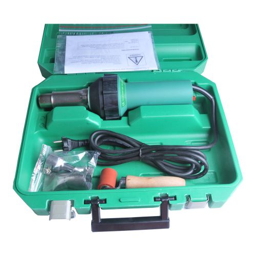 110V 1600W Affordable Easy Grip Plastic Hot Air Welding Gun +2 Nozzles