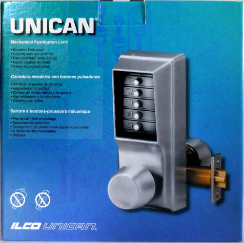 Ilco-unican mechanical combination pushbutton lock - model 1021b-26d-41 for sale