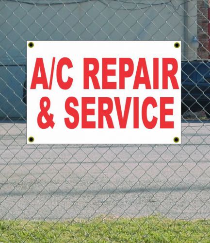 2x3 a/c repair &amp; service red &amp; white banner sign new discount size &amp; price for sale