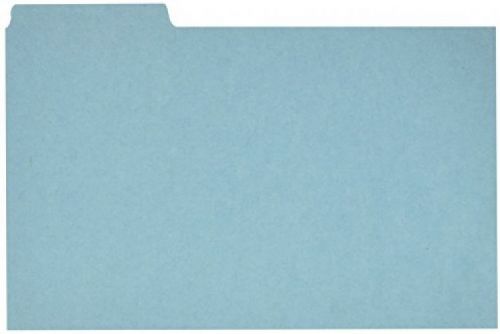Esselte Pressboard Index Card Guides, Blank, 1/3 Cut, 8 X 5 Inches, 100 Per