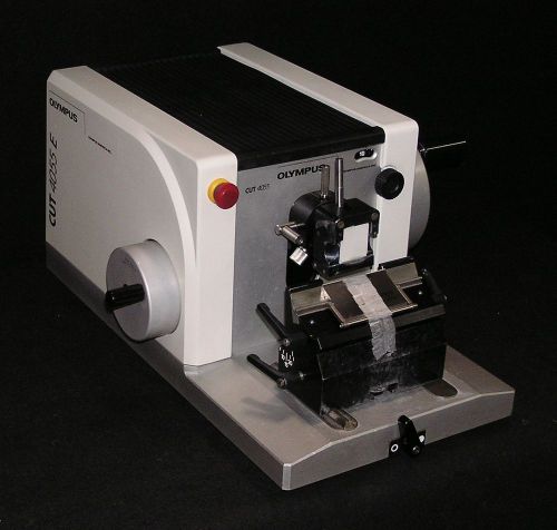 OLYMPUS MODEL CUT 4055E MOTORIZED MICROTOME - FULLY RECONDITIONED