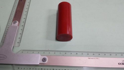 1-1/2&#034; DIA. X 3--3/4&#034; LONG URETHANE / POLYURETHANE 95 A RED ROD P/N 11508