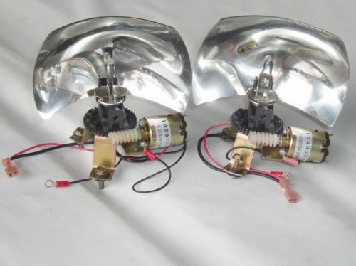 Pair of Federal Signal Streethawk Lightbar Fast Rotators 175 FPM H1 12v bulb