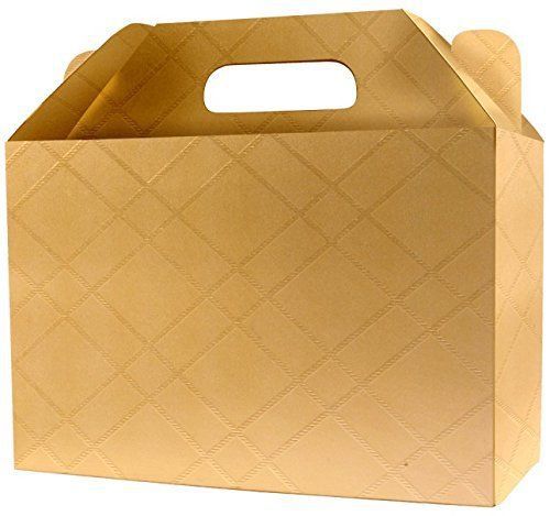 6 Decorative Boxes - Italian Design Premium and Stylish Gold 11.42x4.13x7.28 V