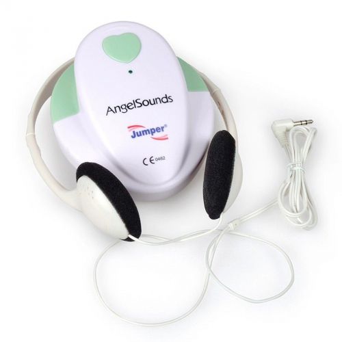 Angelsounds Fetal Doppler JPD-100S Baby Heart Monitor FDA Approved USA, Green