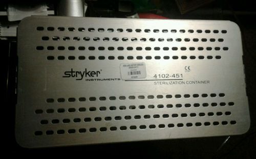 Stryker Instruments Sterilization Container 4102- 451