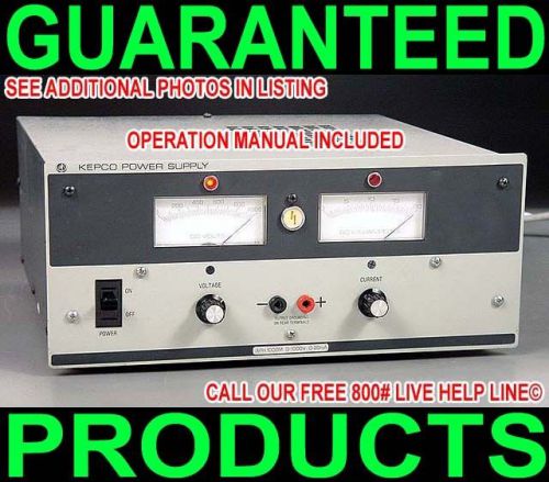 KEPCO APH 1000M 0-1000V 1KV VARIABLE REGULATED HIGH VOLTAGE DC LAB POWER SUPPLY