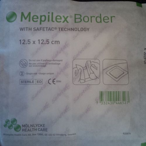 Mepilex Border 4.9&#034;x4.9,12.5cmx12.5cm x5 Wound Dressing REF 295000 Dressing care