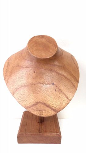 Candy Brown Color Wood Necklace Display