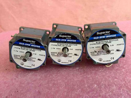 Superior Electric Slo-Syn Step Motor KML061S08E Stepping Motor 1.74 V  lot of 3