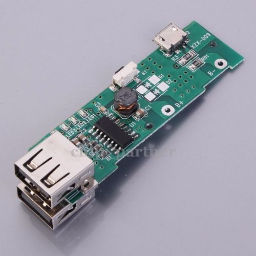 3.7-4.2 Battery Charging Board 5V 2A Dual USB Output Boost Charger Module DIY