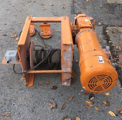 THERN 4WS6M12 6300 Lb Winch Worm / Spur Electric Power 5 HP 230 / 460 V 3 Phase
