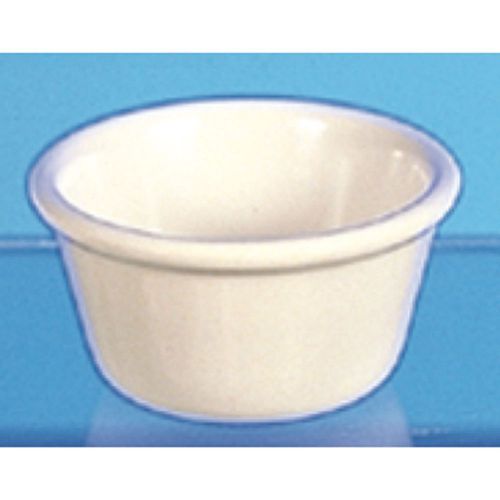 1 DZ 4OZ Smooth Melamine Ramekins Ramekin 4 oz Bone White ML538B NSF