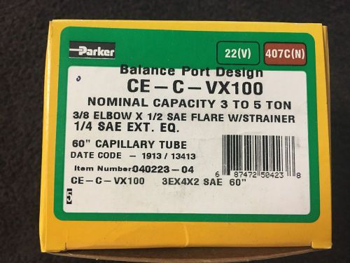 Parker ce-c-vx100 3ex4x2 sae 60&#034; balanced port valve for sale