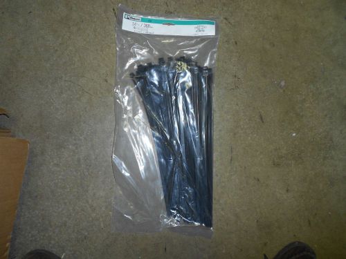Panduit PLT4H-C0 Cable Tie, Locking, Light-Heavy, 14.5&#034; Length, Black Bag 100