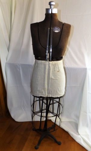 Vintage ACME Adjustable Collapsible Dress Form Mannequin size A with Stand