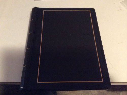 WILSON JONES MINUTE BOOK BINDER OUTFIT 11   BY 8.5  SHEET SIZE  BLACK W0395-11