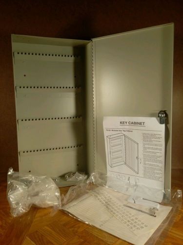 METAL KEY STORAGE CABINET~Locking Box w/75 Unit Capacity Hardware included NEW