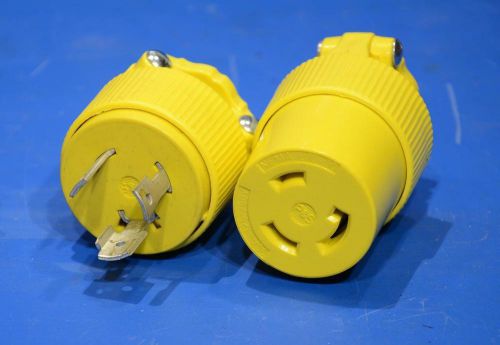 Nema l10-30 30a 125/250v lot of 4 plug receptacle pairs  p&amp;s pass seymour for sale