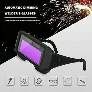 Auto Darkening Welding Goggles Automatic Dimming Anti-Glare Eye Protection