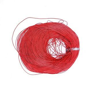 22 awg wire red in color 500ft pvc jacket continuous wire