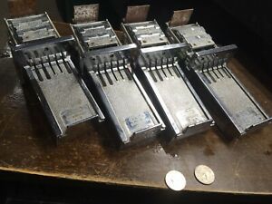 4 ESD Coin Slide Coin Chutes Vertical 5 Coins Up To $1.25 Laundry Pool Fooseball