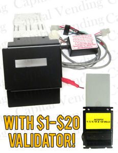 Rowe BC3500 $1-$20 Dollar Bill Changer Update Kit to MEI Mars validator BA50