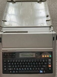 Vintage Panasonic Electric Typewriter Accu-Spell Accu Spell R435 W/ Cover