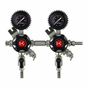 Kegco 3PLHU5S-2 Secondary Regulator Two Product Chrome