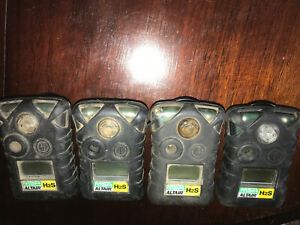 4 MSA Altair Hydrogen Sulfide H2S Single-Gas Detector Parts Not Working