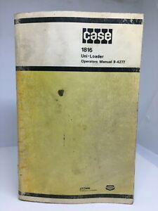 Case 1816 Uni-Loader Operators Manual 9-4277 - Original