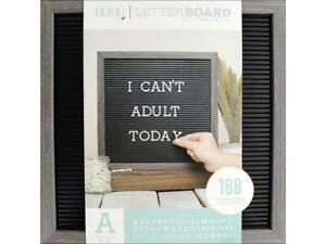 DIECUTS WITH A VIEW DIE31459  DIECUTS LETTERBOARD FRAME 12X12 W 1 LETTER BLK G