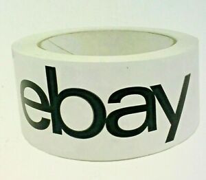 NEW 2” Black/White Official EBAY Packaging Tape Free Shipping!