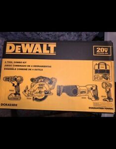 DeWalt DCK423D2 20 Volt MAX XR 4-Tool Cordless Combo Kit