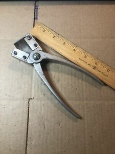 Vintage Aluminum 7” Long Wire Strippers ! Aviation? Neat Piece Replaceable Blade