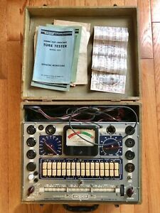 Jackson Tube Tester Model 648 with manual and accessories