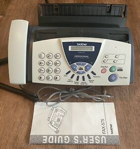 Brother FAX-575 Personal Fax Machine Copier w/Phone Tested RARE FIND GREAT CON