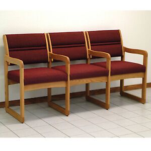 Valley Three Seat Chair w/Center Arms
