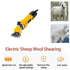 Goat Sheep Wool Scissor Electric 1000W 6 Gears 13 Teeth Adjustment Shave Machine