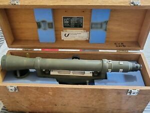 Teledyne GURLEY  300 A VINTAGE LAND SURVEY TRANSIT LEVEL WITH WOODEN CASE