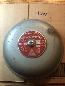 Fire Alarm Bell 120 Volt AC Audibell Signal Appliance (KB-506)120 VAC TESTED !