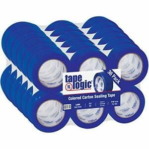 Tape Logic 2 Inch x 110 Yards Blue Packing Tape 2.2 Mil Thick Pack of 36 Roll...