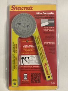 Brand New  Starrett ProSite Miter Saw Protractor 505P-7