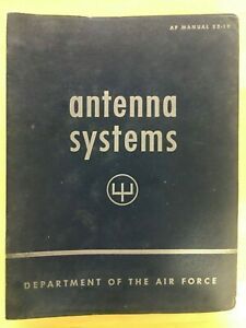 Antenna Systems AF Manual 52-19 Department of the Air Force