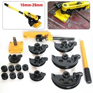 10-25mm Heavy Duty Manual Pipe Tube Bender Handheld Metal Tube Bending Tool Set