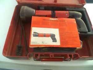 HILTI DX-600N HEAVY DUTY POWDER ACTUATED NAIL STUD GUN FASTENER KIT! GUC!!