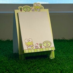 Keroppi Memo Pad with Stand: Cafe Sticky Notes Sanrio Japan