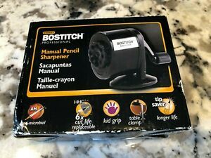 New Stanley Bostitch Manual Pencil Sharpener Antimicrobial Mount School Home