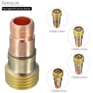 Metalworking Stubby Gas Lens Torch WP-17/18/26 With Mesh Accessories Brass
