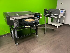 Brother GTX Printer DTG Direct to Garment GTX-422 +PRETREAT MAKER IV+HEAT PRESS